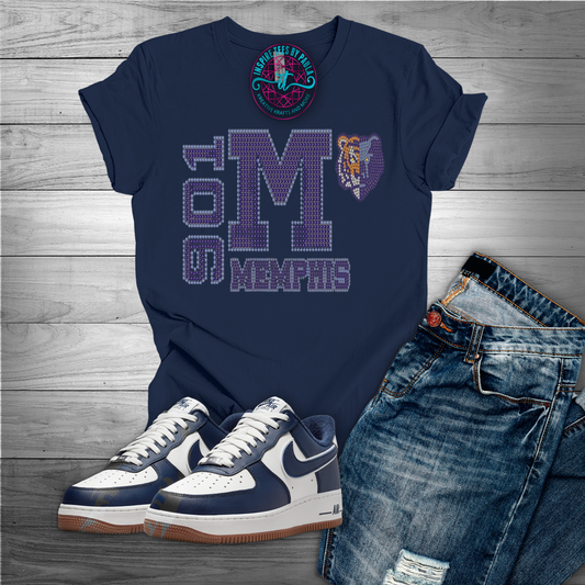 901 Memphis Bling Tee