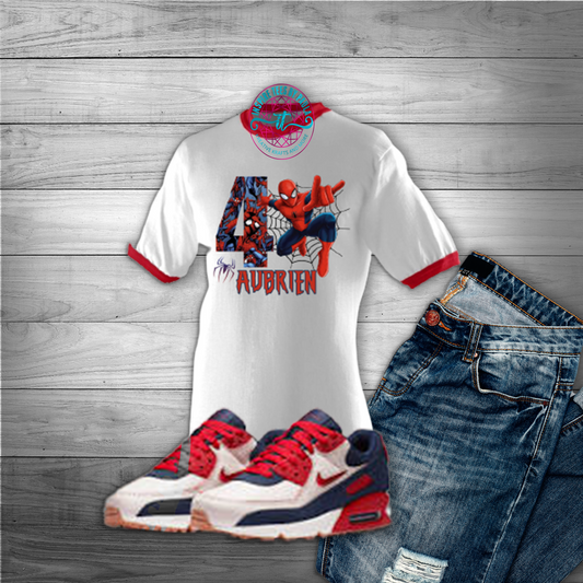 Spider Man Birthday Tshirt
