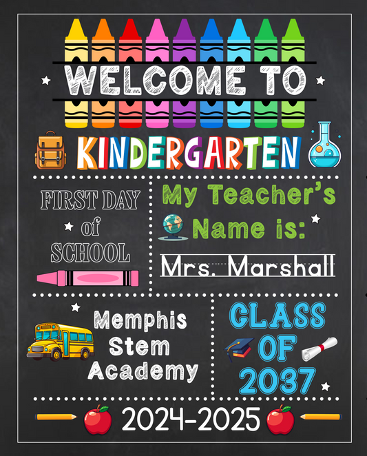 Customized Back to School Signs