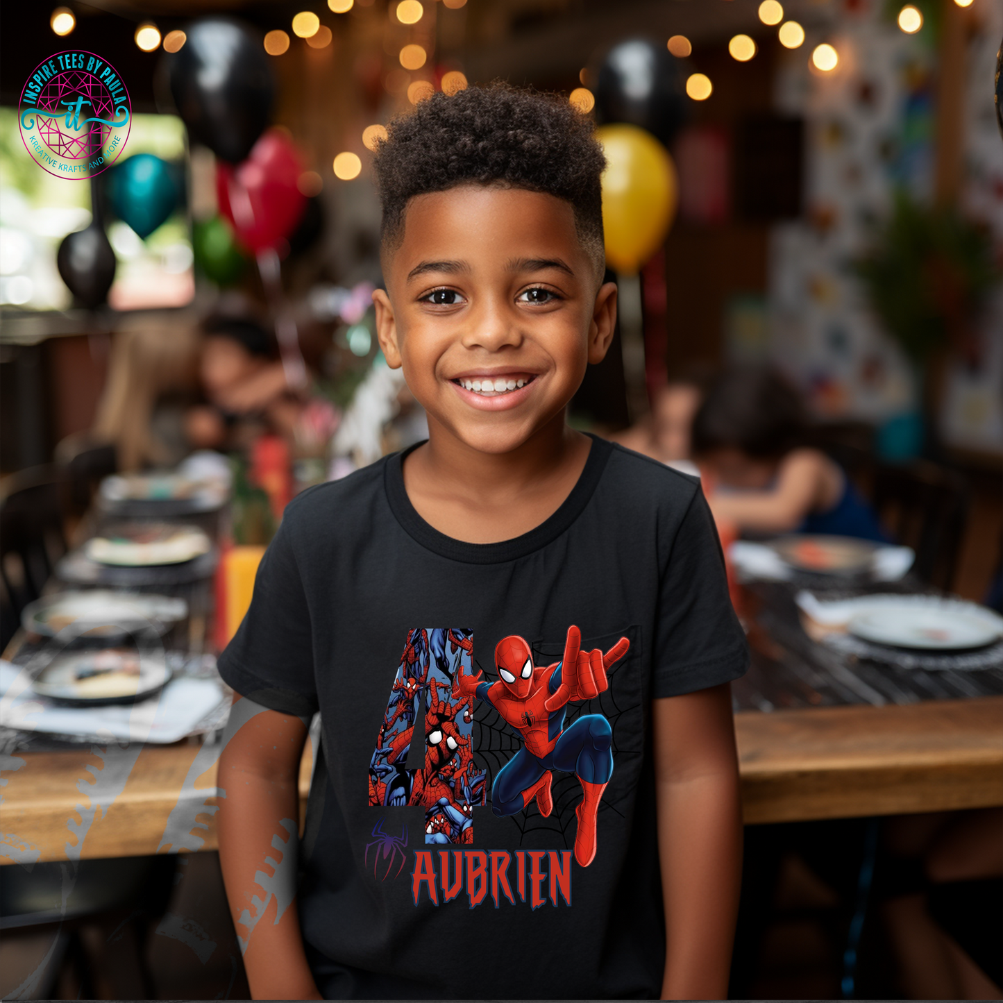 Spider Man Birthday Tshirt