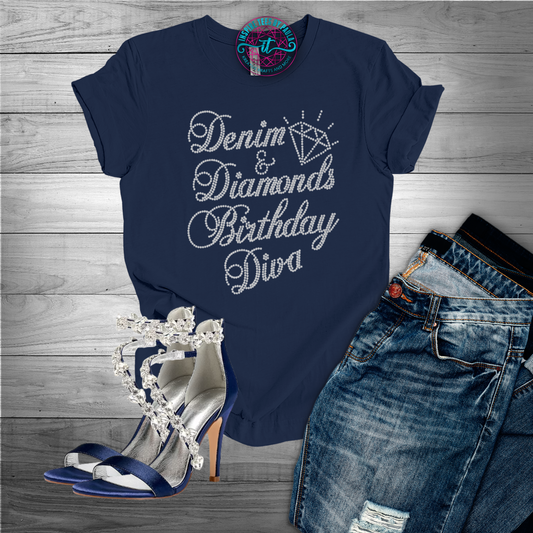 Denim & Diamonds Birthday Diva