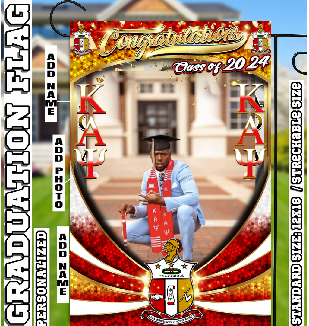 2024 Customized Fraternity and Sorority Garden Flags