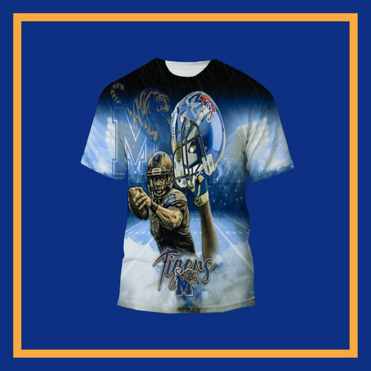 All Over Premium Memphis Tigers Tshirt (front only)