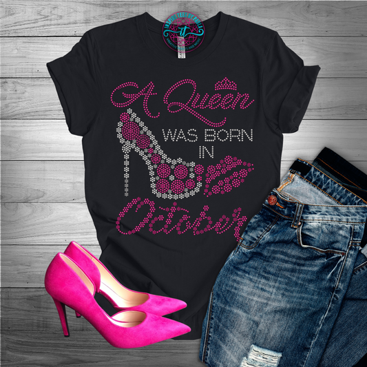 October Queen Bling Tee