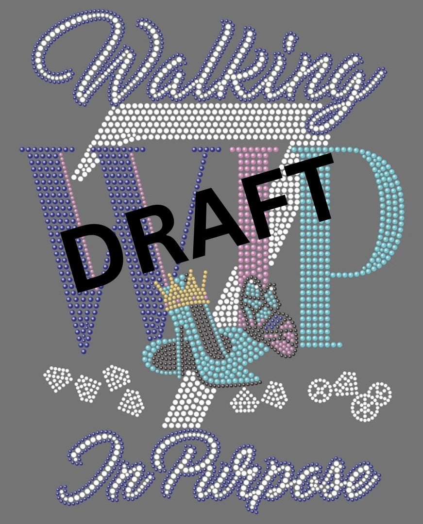Custom Rhinestone Transfer 10x10