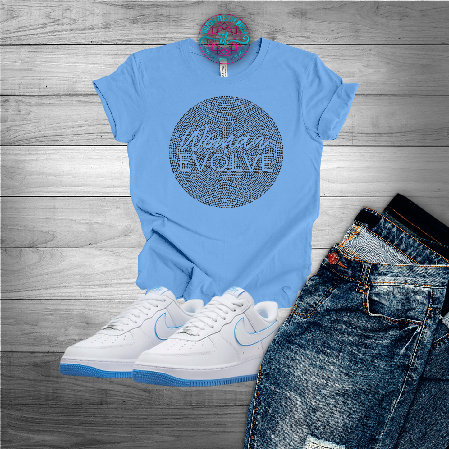 Woman Evolve Bling Tee
