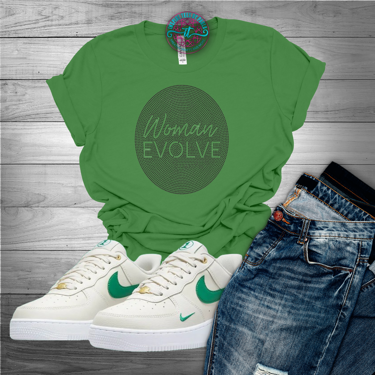 Woman Evolve Bling Tee