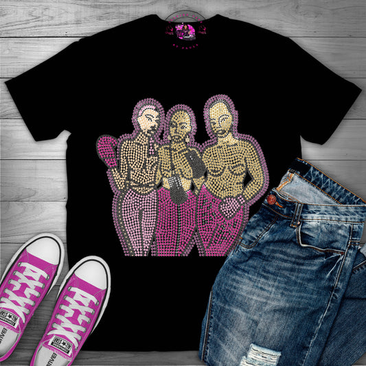 Life Without Breast Bling Tee