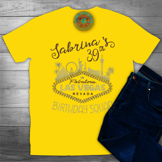 Sabrina Birthday Squad - Las Vegas Style