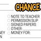 Customized Teacher Student Envelopes (packs of 10)