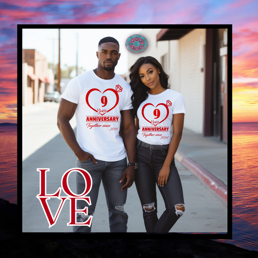 Couples Collection Anniversary Tshirts