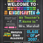 Customized Back to School Signs