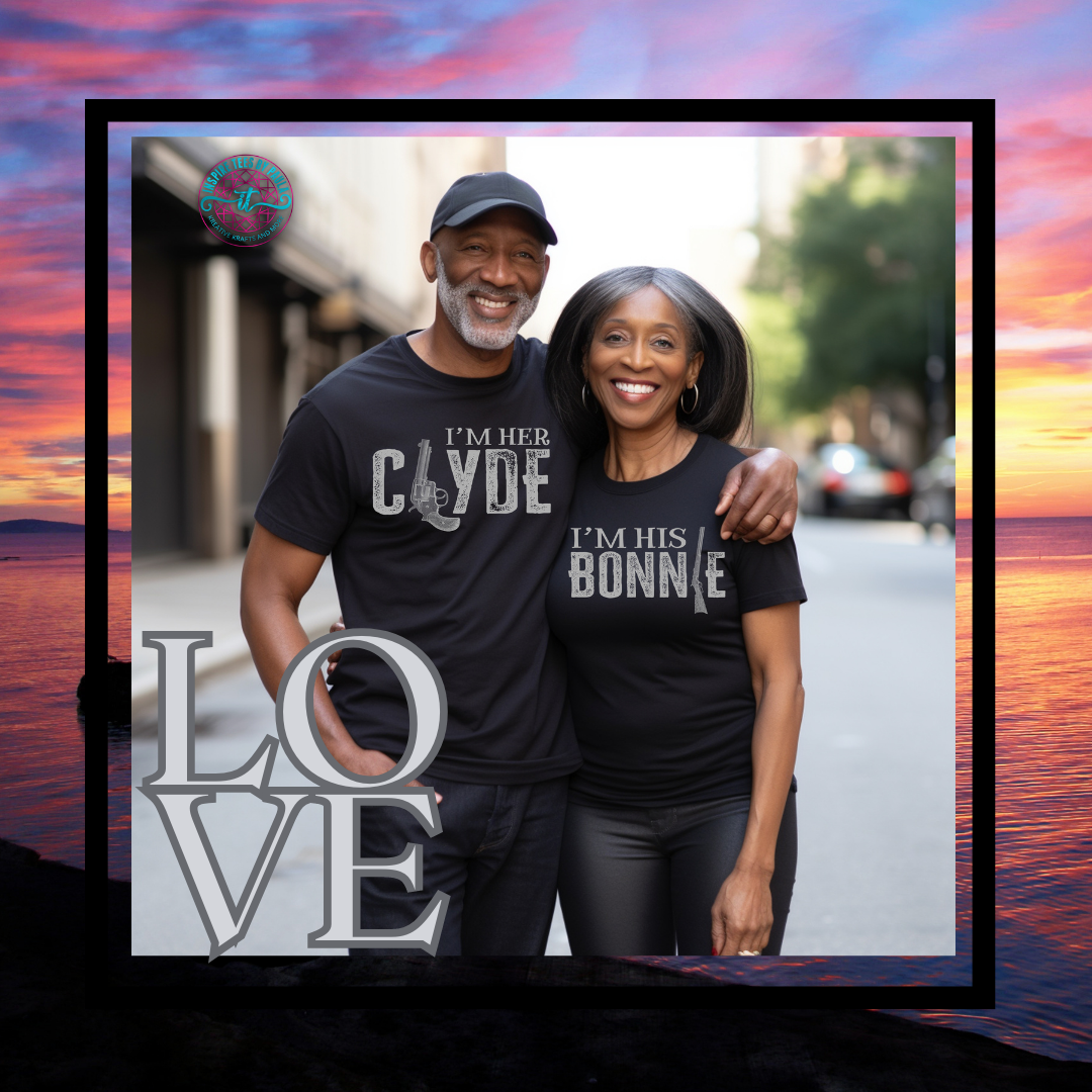 Bonnie & Clyde Couple Tshirts