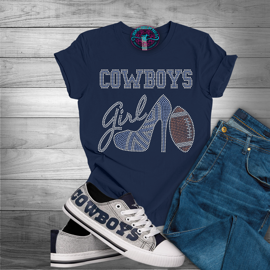 Cowboys Girl Bling Tee