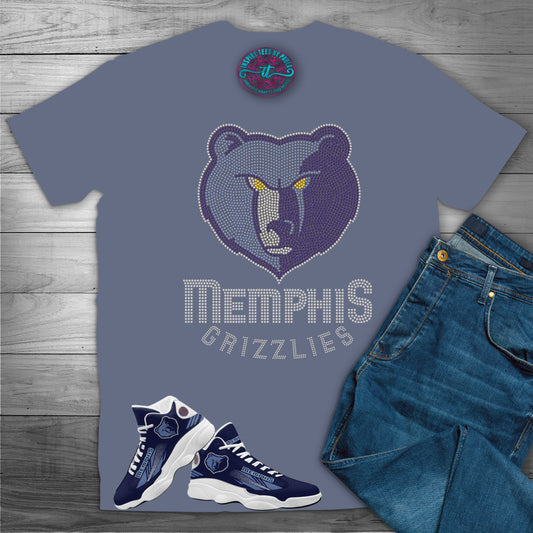 Memphis Grizzlies Bling Tee