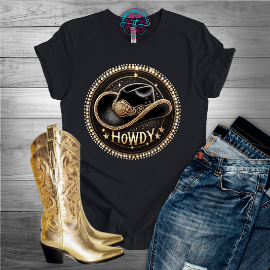 Howdy (Bling Tee)