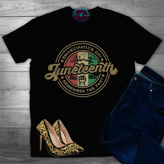 Juneteenth Bling Tee