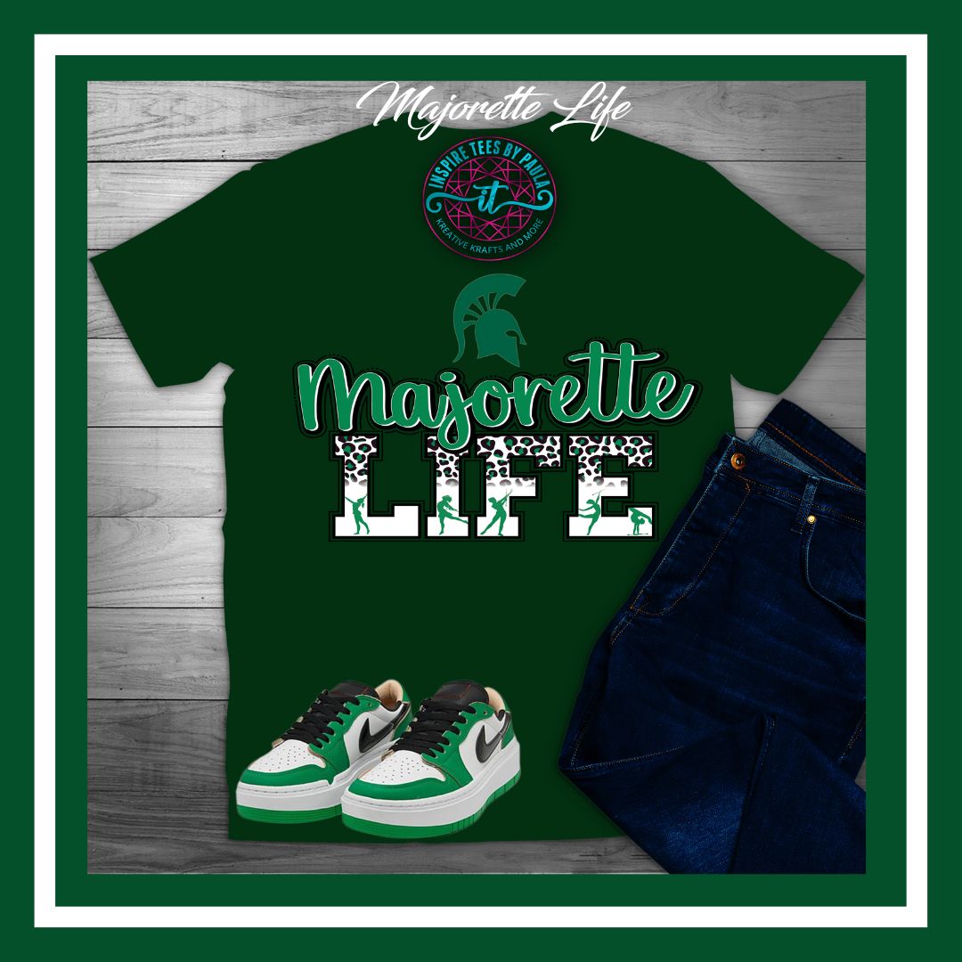 Majorette Life (Forest Green T-Shirt)