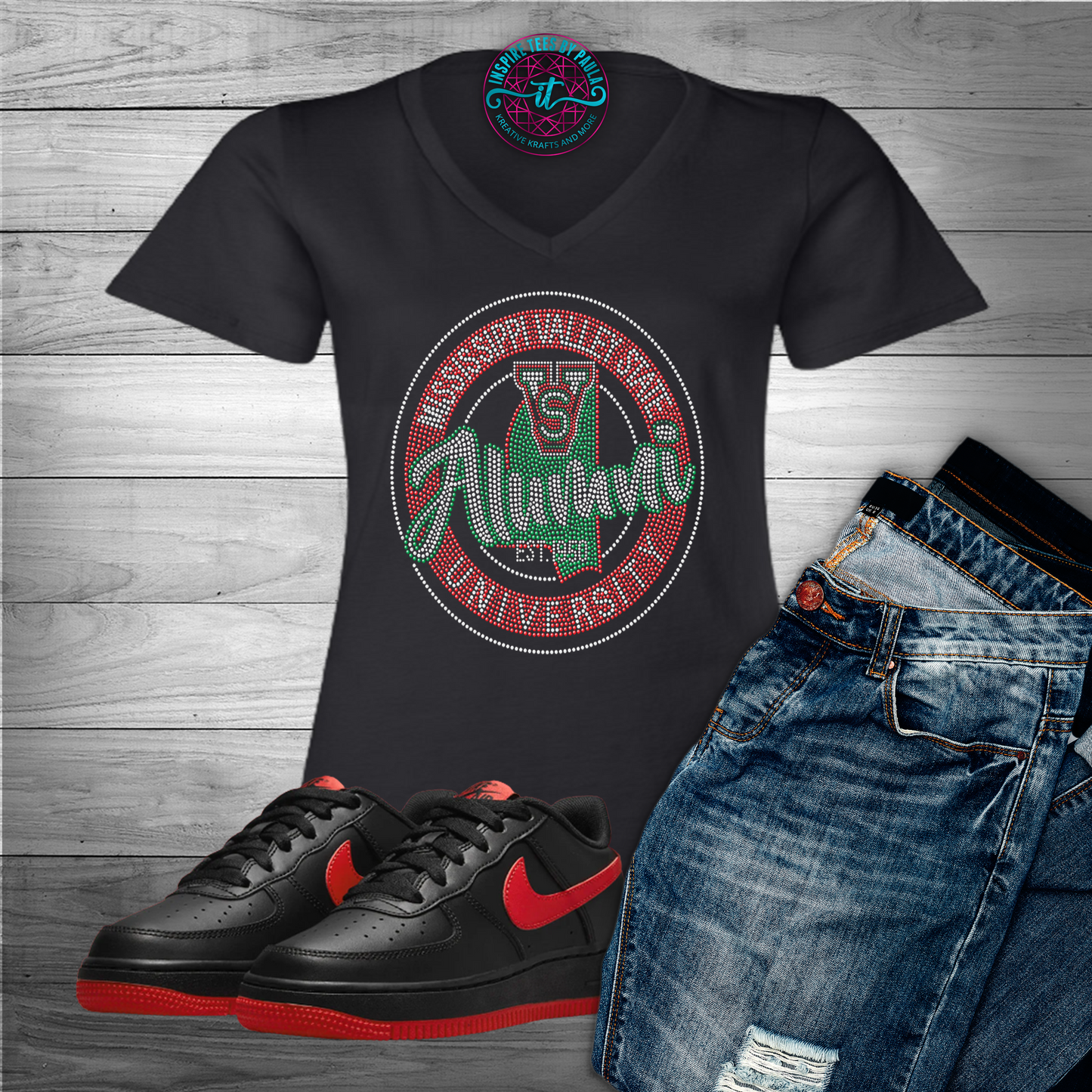 Mississippi Valley State Alumni Bling Tee