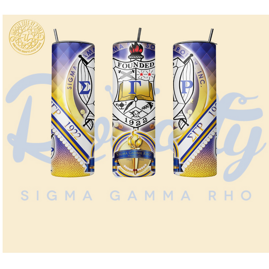 Sigma Gamma Rho Tumbler