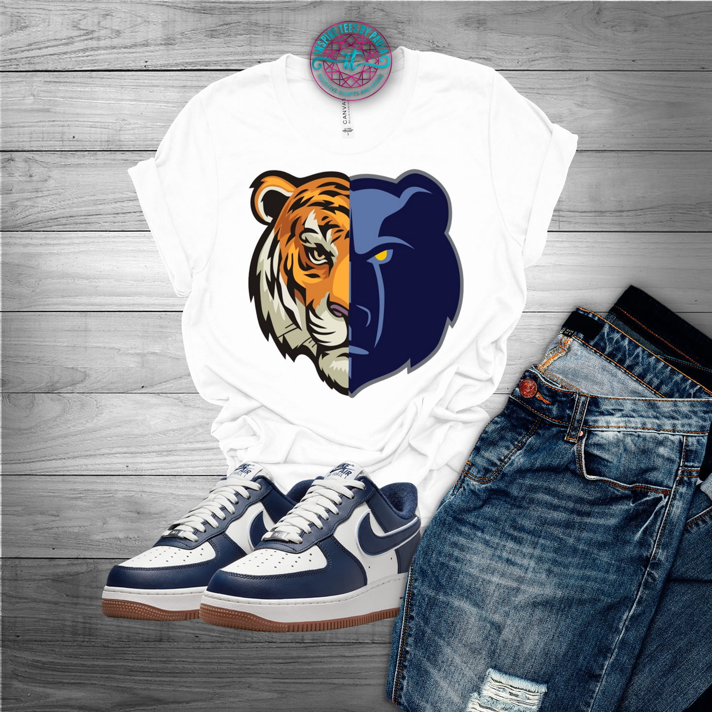 Tigers Grizzlies Tee