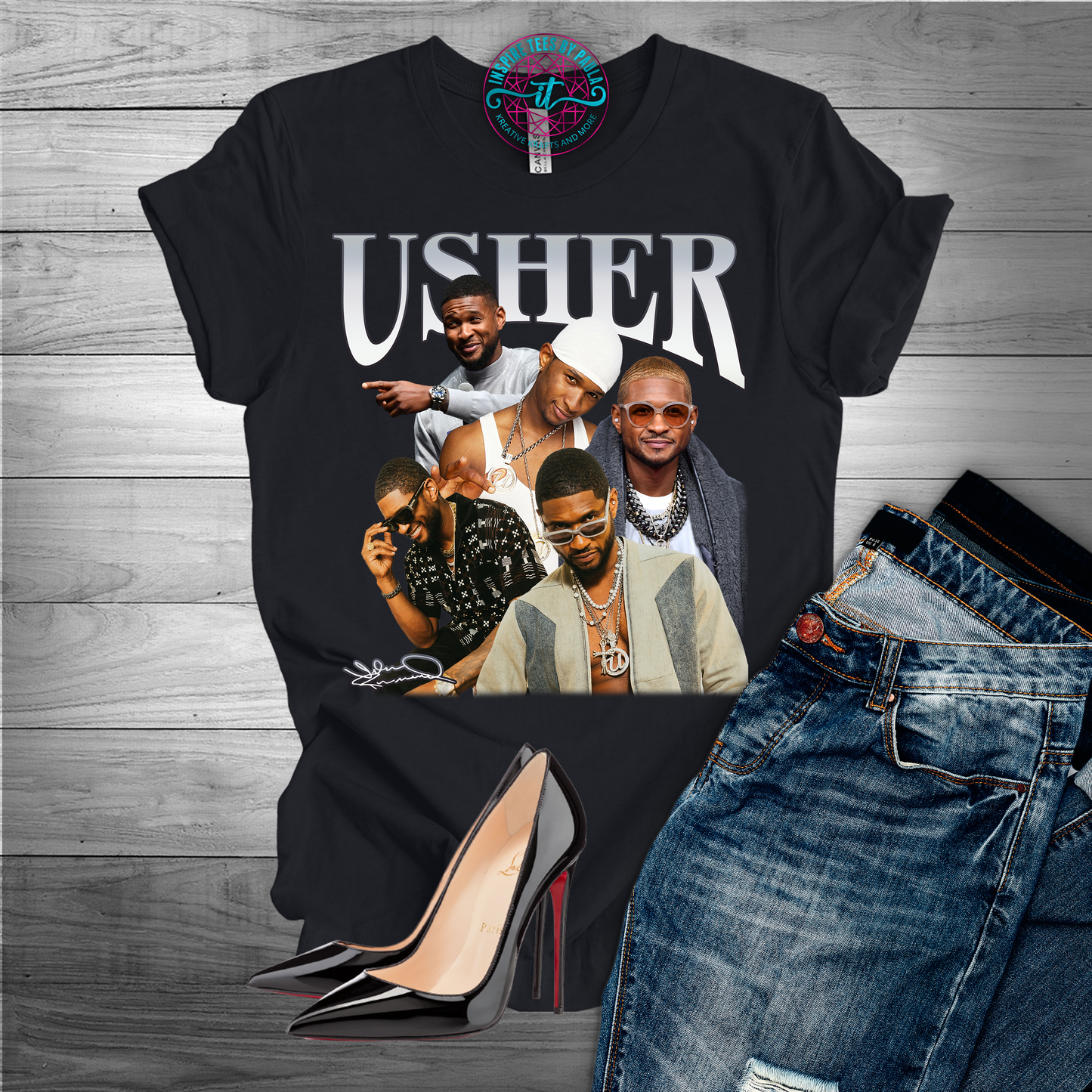 Usher Tee for Fans and Concerts