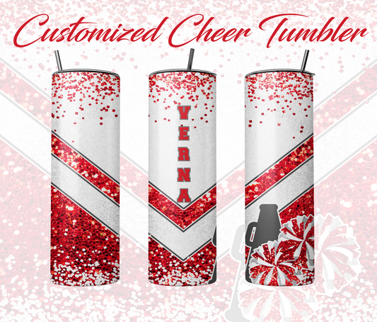 Customized Cheer Tumbler