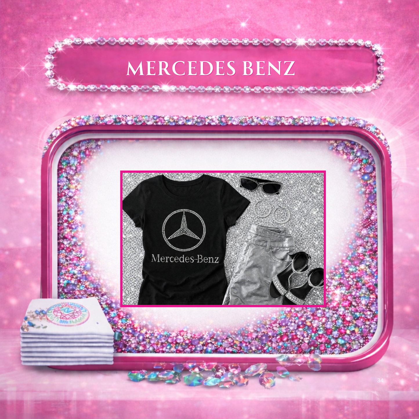 Mercedes Benz Bling Tee