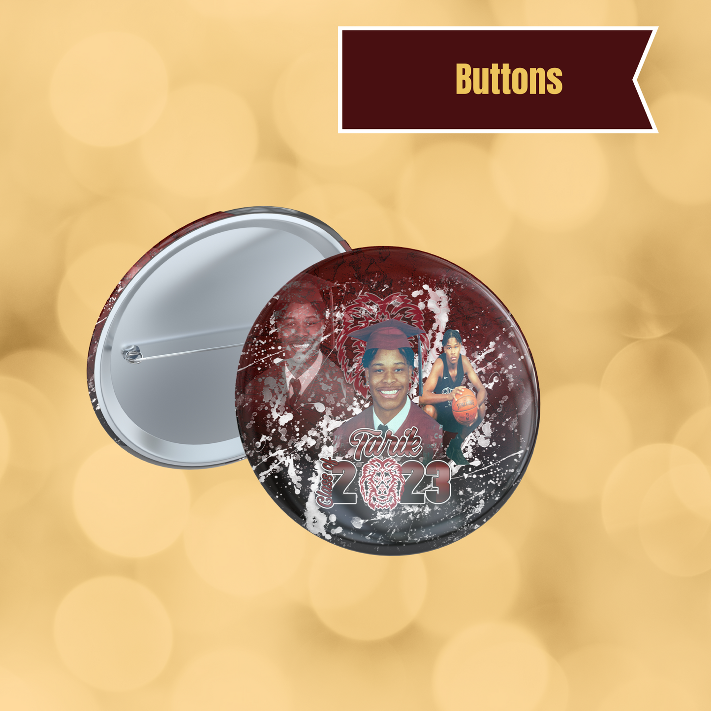 Custom Graduation Buttons