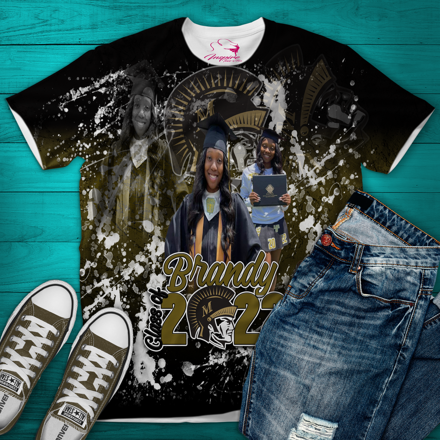 Custom Graduation All Over Tshirt