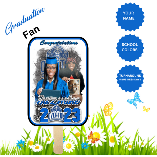 Custom Graduation Fan