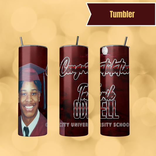 Custom Graduation Tumbler 20 oz